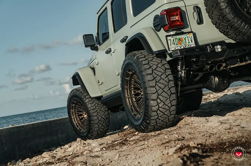 Jeep Wrangler độ mâm Vossen LCX-03 chính hãng